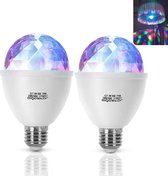 Aigostar 10RZJ - Discolamp - E27 - RGB - Disco Lamp - Party light - Feestverlichting - 3W