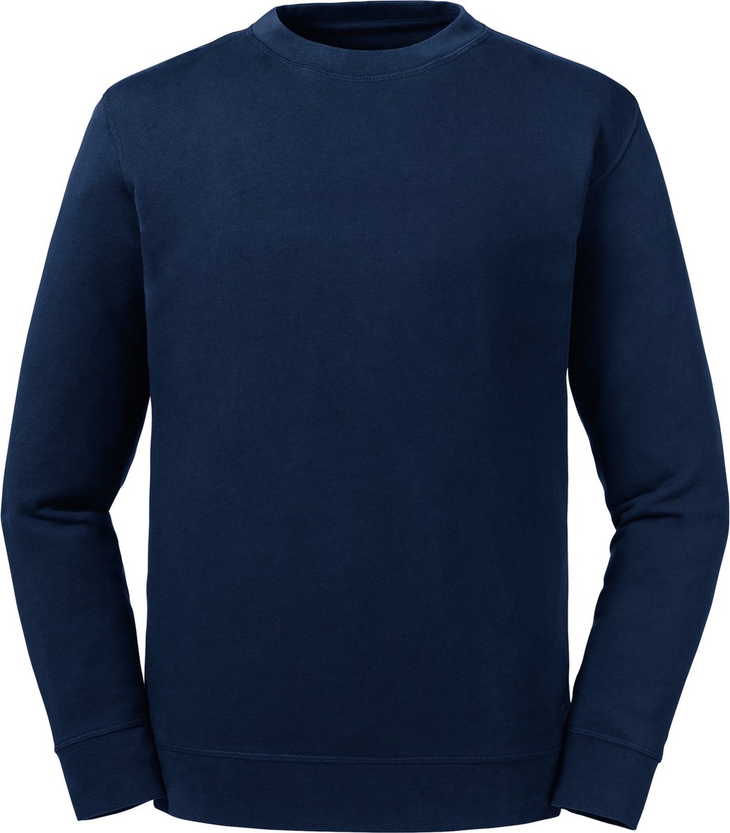Omkeerbare Pure Organic Sweater ‘Russell’ French Marineblauw