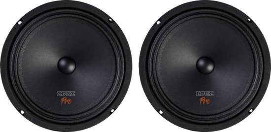 EDGE EDBXPRO8N-E9 DBX Series - Autospeakers - Pro Audio 8.1 inch Midrange Speakers - 220 watt – Set van 2