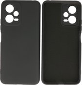 Xiaomi Poco X5 Hoesje - 2.0mm Dikke Fashion Telefoonhoesje Backcover - Siliconen Hoesje - Zwart