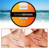 Nieuw !! Shine Brown cream zonnecrem Premium Tanning Accelerator Cream Beauty Person Care Sunbeds & Outdoor Sun Achieve a Natural Black Cream