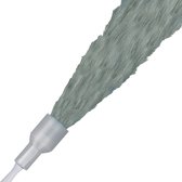 Plumeau/duster - synthetisch - groen/grijs - 55 cm - Stoffer/ragebol/spinnenrager
