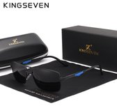 KingSeven Blackstar - Zonnebril Heren - Pilotenbril met UV400 en polarisatie filter - Z196
