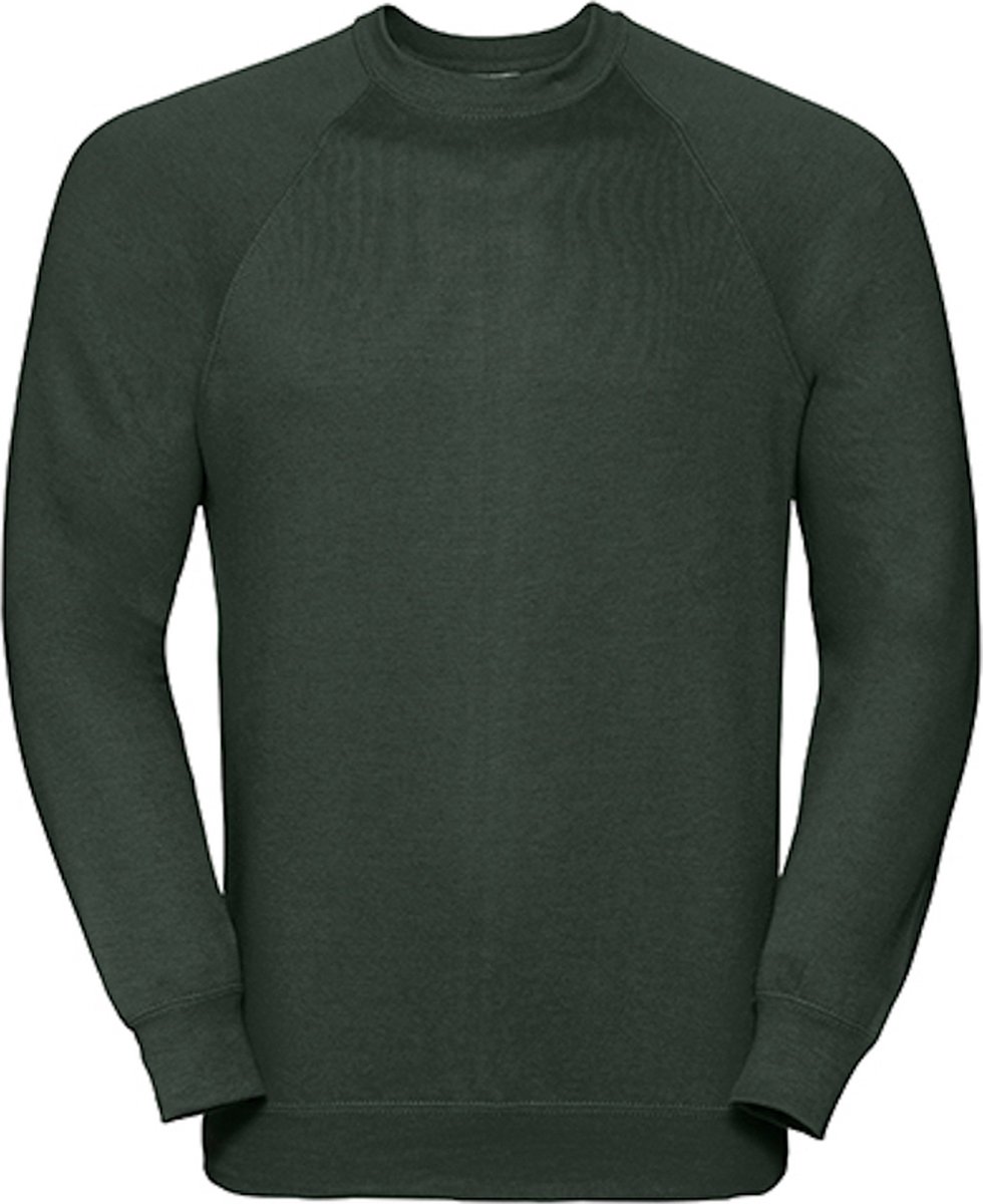 Classic Crew Neck Sweatshirt ‘Russell’ Bottle Groen