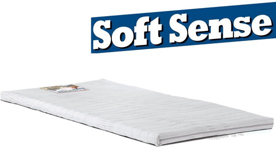 Surmatelas en mousse à froid Soft Sense | 6,5 cm d'épaisseur| Matelas Topdeck en mousse CoolTouch Comfort 160x210cm