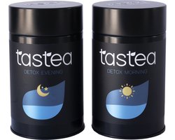 tastea Detox - 30 dagen detox kuur - Losse thee - Detox Morning & Detox Evening