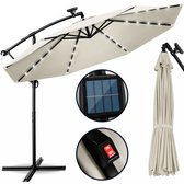 Coazy Solar LED Zweefparasol Waterdicht - Parasol - - Ø 300cm - - met voet... bol.com