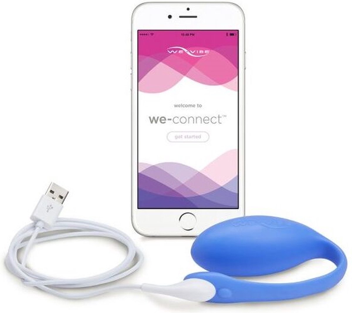 WeVibe Jive Vibrerend Ei - lichtblauw - Bluetooth