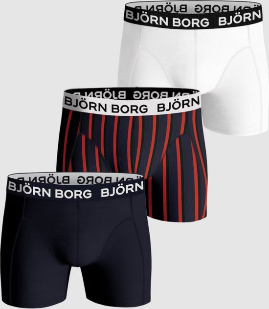 Bjorn Borg Heren Boxershort 3p Core Maat Xs Mannen