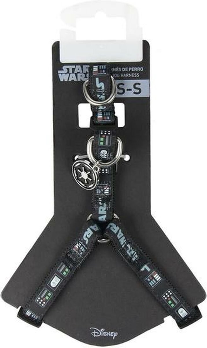 DARTH VADER - Hondentuigje - XXS/XS (Lengte 29-41cm - Breedte 1.5cm)