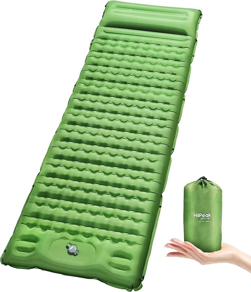 Opblaasbaar slaapmatras 195 * 60 cm campingmat Zelfopblaasbare matrassen Kamp opblaasbare matras Outdoor kampmat Tentmat