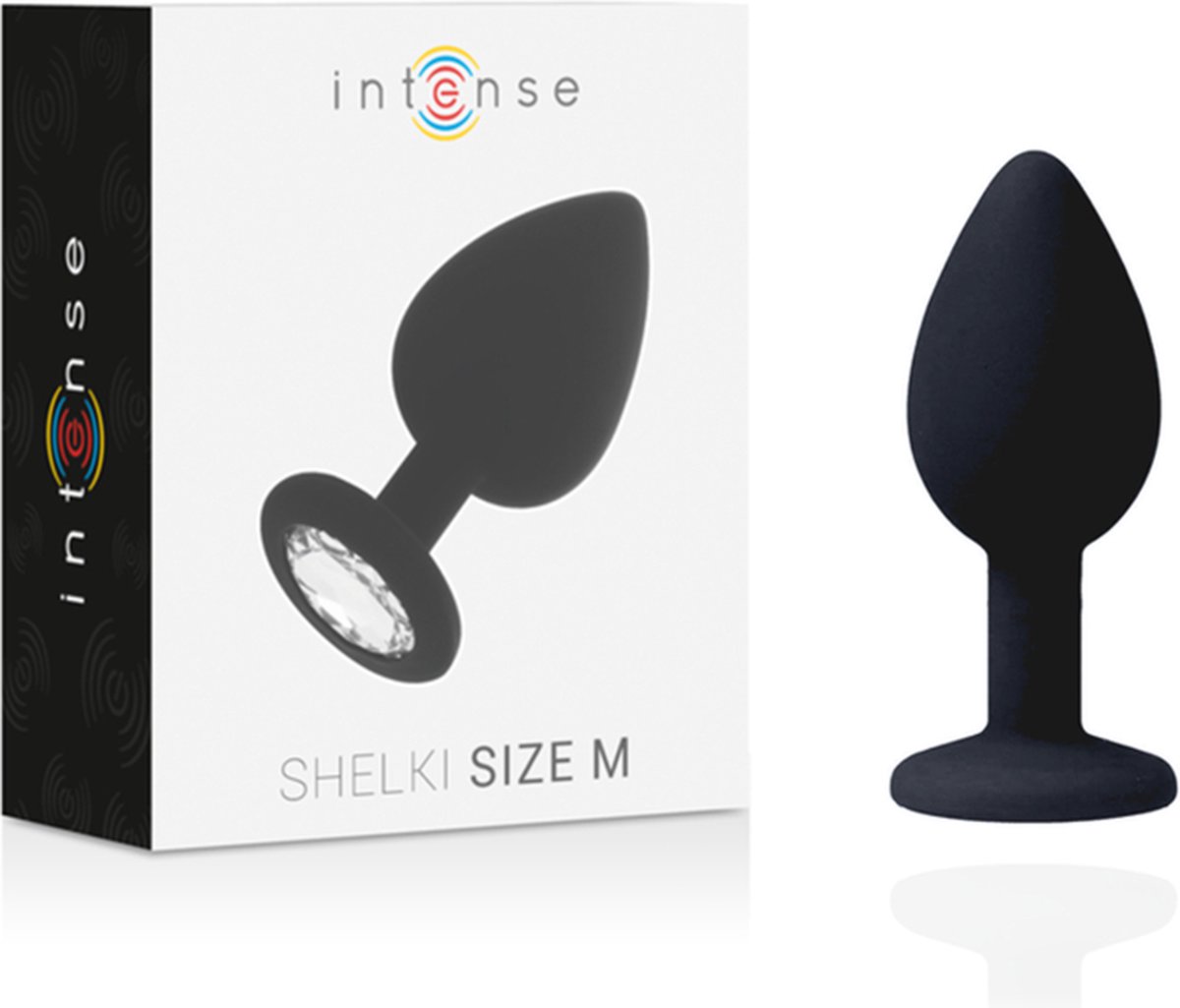 INTENSE ANAL TOYS | Intense Shelki M Plug Anal Black | Buttplug | Sex Toys voor Mannen | Sex Toys voor Vrouwen