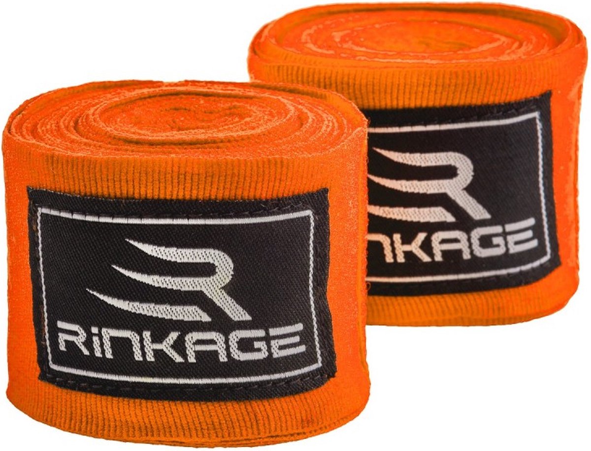 Rinkage Vanquish Handwraps - 450 cm - Oranje