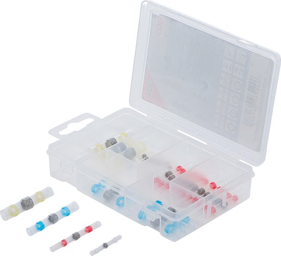 Lot De 120 Connecteurs Thermorétractables Sertis - 26-10 AWG, Codés Couleur, étanches
