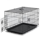 Avalo Dog Crate XS - Bench Pour Chiens - Cage Pliable - 2 Portes - 50x30x35 CM