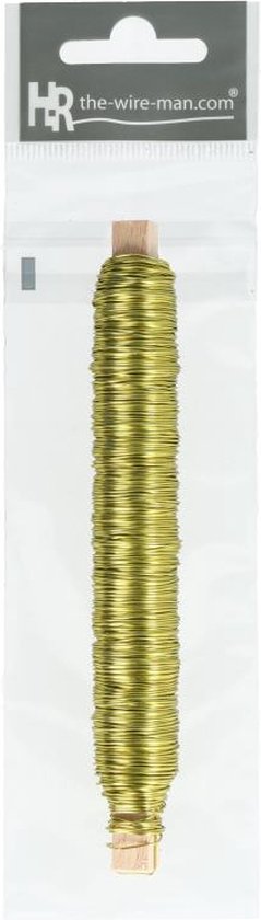 WIKKELDRAAD 1.5MM GELAKT KOPER 21M