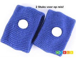 *** 2 Stuks Anti Wagenziek Bandjes Kindermaat - Tegen Misselijkheid - Wagen Ziek - Op Reis Travel Bandje - Anti wagenziekte - Polsbandjes - van Heble® ***