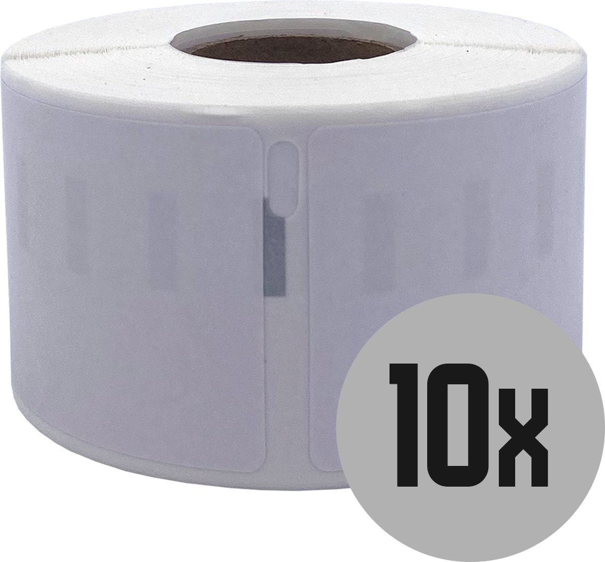 99012 geel compatible labels, 89 mm x 36 mm, 260 etiketten, permanent