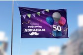 Abraham 50 Vlag 70x100cm