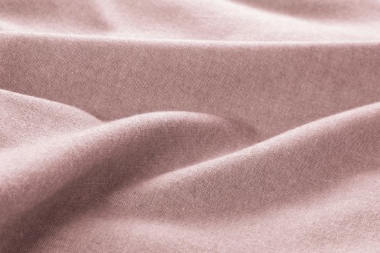 Dekbedovertrek Flanel Roze Brienz - 200x200/220 cm - Super Zacht en Warm van Présence. — afbeelding 3