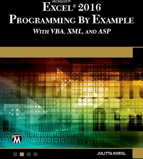 Microsoft Excel 2016 Programming by Example - cover