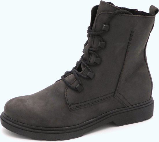 Marco Tozzi Dames Veterboot - 25276-240 Antraciet