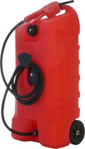 Jerrican Carburant 5L HaTur - Réservoir Essence Portable Pour Moto, ATV, UTV - Rouge - Sécurité Anti-UV
