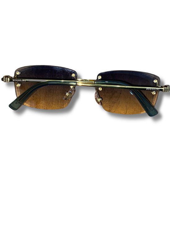 BUGOLINI® Markuss - Designer Zonnebril - Gepolariseerd - UV400 - Gold Green Yellow van BUGOLINI — afbeelding 3