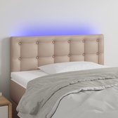 vidaXL - Tête de lit - LED - 80x5x78/88 - cm - cuir artificiel - couleur cappuccino