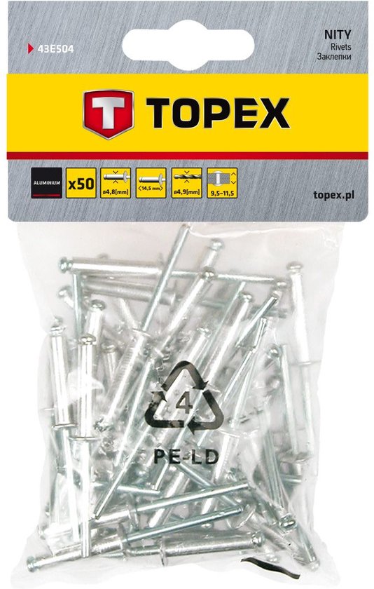 QUARKZMAN 50 stuks 5/32x1 aluminium grote kop Tri-Grip klinknagels QUARKZMAN 50 stuks 5/32x1 aluminium grote kop Tri-Grip klinknagels