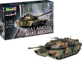 1:72 Revell 03346 M1A1 AIM(SA)/ M1A2 Abrams Tank Kit plastique