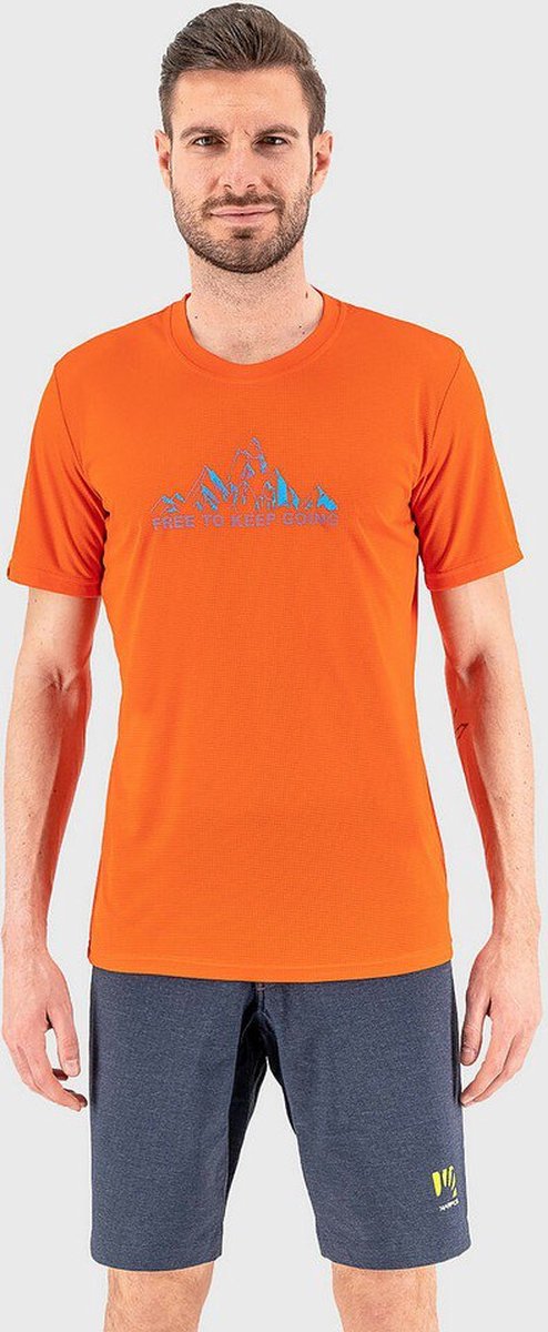 Karpos Loma T-shirt Met Korte Mouwen Oranje S Man
