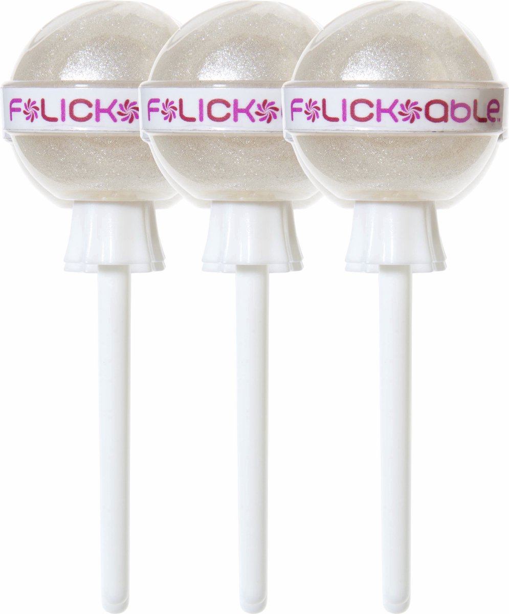 Flickable Luxe Lip Gloss Pop - Fight For Your White to Party 05 - set van 3