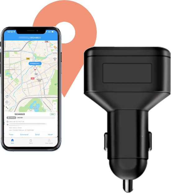GPS Tracker - Double chargeur USB - Traqueur de localisation GPS
