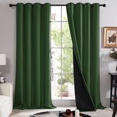 vidaXL Gordijnen - Antraciet 140 x 245 cm - Polyester met Suède-touch