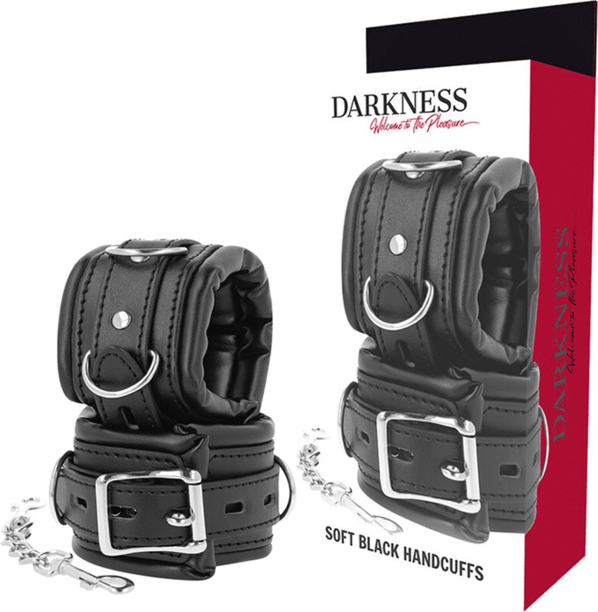 DARKNESS BONDAGE | Darkness Handcuffs Wrist Cuffs Black