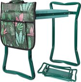 Chaise de travail Garden et banc de jardin pliant avec double couche, grande poche à outils et genouillère en EVA douce et confortable pour les jardiniers et les amoureux des plantes.
