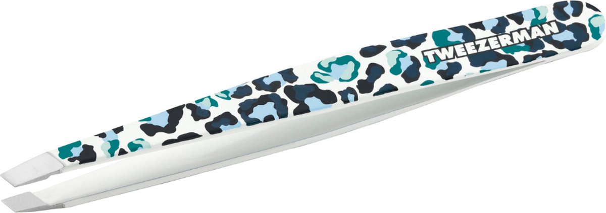Goedkoopste Tweezerman Slant Tweezer Pincet Leopard