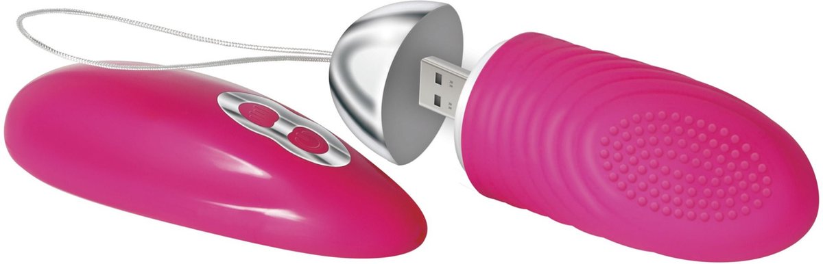 Oplaadbare Love Bullet Turn Me On - Roze - Trilei - 36 Functies - Vibrerend Eitje met afstandsbediening