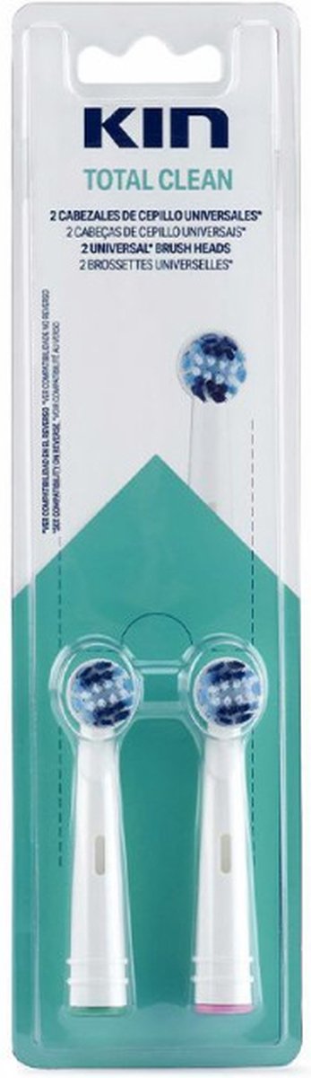 Borstel vervanger Kin Total Clean Tandenborstel (2 uds)