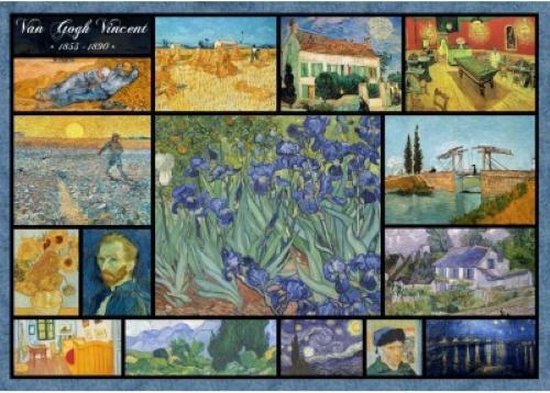 Legpuzzel - 1000 stukjes - Vincent van Gogh Collage - Grafika puzzel |  bol.com