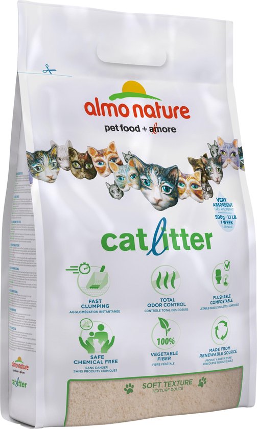 Almo Nature Klontvormend en Milieuvriendelijk - Kattenbakvulling - 2,27 kg