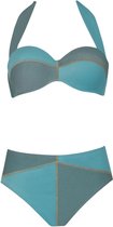 Opéra - Bikini " Oase Tropical " - Turquoise - 40A