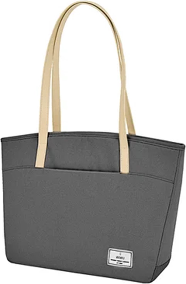 WIWU - Laptoptas- Laptoptas 14 inch - Laptophoes- Ora Laptop Handtas - Laptop Sleeve- Laptop Tas- Waterafstotend - Grijs