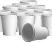 Kartonnen bekers - Kartonnen koffiebekers - Papieren drinkbekers - Akzenta - PAPER CUPS - 200 ML - 50 stuks