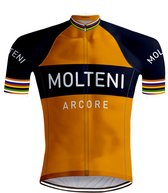 Maillot de cyclisme rétro Molteni Oranje - REDTED (4XL)