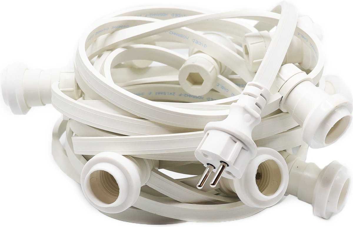 Witte prikkabel | 5 - 50 meter