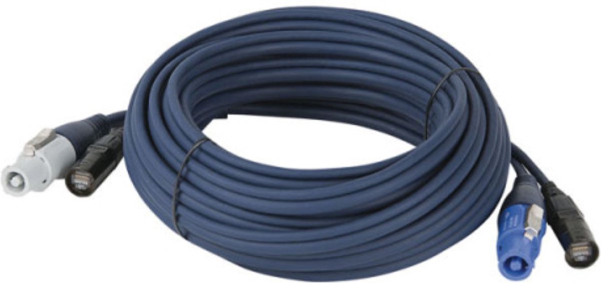 DAP Audio Powercon + CAT5E kabel, 3 meter