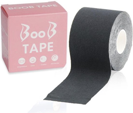 Breasts Tape (5 mètres) - Ruban adhésif pour soutien-gorge - Boob Tape - Soutien- BH adhésif - Effet lifting des seins - Respectueux de la peau - Résistant à l'humidité -