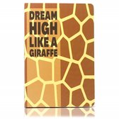 A5 Notitieboekje - Animal - Dream High Like a Giraffe